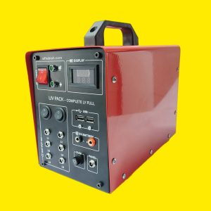 پکیج پرتابل برق خورشیدی 216 وات ویژه روشنایی و شارژ موبایل