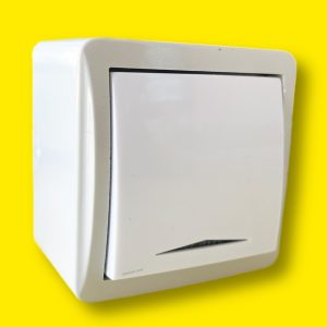 کلید برق تک پل روکار برند پارت الکتریک