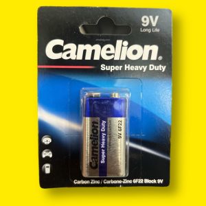 باتری کتابی camelion کارتی ۹ ولتی درجه یک