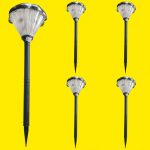 چراغ چمنی خورشیدی برند مودی بسته 5 تایی