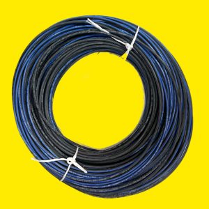 کابل سولار سایز 4 رنگ آبی خط منفی برند کابل ابهر