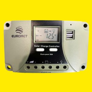 شارژ کنترلر 30 آمپر EURONET نوع PWM برند یورونت