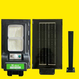 چراغ خورشیدی خیابانی دیواری 30 وات پایه فلزی30 وات مدل VMAX SLT27 برند ویمکس