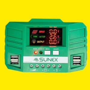 شارژ کنترلر 10 آمپر 12/24 ولت PWM سانکس SUNEX