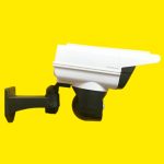 چراغ دیواری خورشیدی طرح دوربین مجهز به چراغ دوم با چرخش 360 درجه مدل Solar Sensor Light 2178T